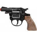  Gonher Alltoys policejní revolver kovový černý 8 ran
