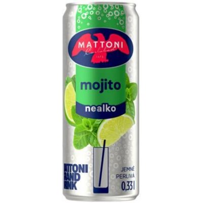 Mattoni Mojito nealko drink 330 ml (plech) – Hledejceny.cz