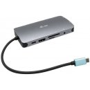 Dokovací stanice a replikátor portů i-Tec USB-C Metal Nano Dock HDMI/VGA with LAN + Charger 112W C31NANOVGA112W