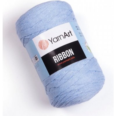 YarnArt Ribbon příze ribbon: Ribbon 760 světle modrá – Zboží Mobilmania
