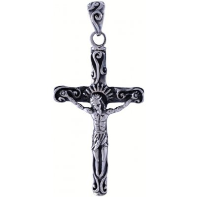 Vorlové Šperky Stříbrný přívěsek kříž PR723 – Zboží Mobilmania