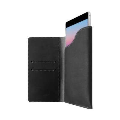 FIXED Pocket Book Kožené pouzdro pro Apple iPhone X XS šedé FIXPOB-230-GR – Zboží Mobilmania