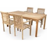 Noela Zahradní teakový set 1+4 pro 4 osoby Garden IV. – Hledejceny.cz