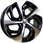 Racing Line B1278 7,5x19 5x114,3 ET53 black polished | Zboží Auto