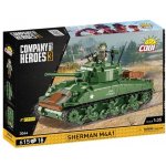 COBI 3044 Company of Heroes 3 Americký střední tank Sherman M4A1 – Zboží Dáma