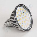 Inoxled LED žárovka MR16 12V 4.5W 400lm Teplá bílá 60000h Power 24SMD 2835