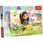 TREFL Třpytivé Gábinin kouzelný domek 100 dílků – Zboží Dáma