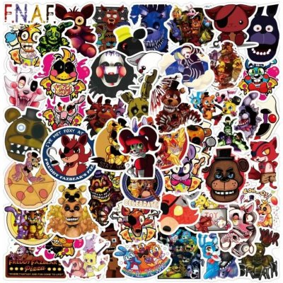 Set 50 samolepek Five Nights at Freddy's (2) (Samolepky Five Nights at Freddy's) – Zboží Živě