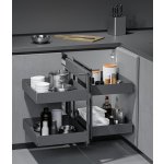 Cemux Corner Comfort Iron Line s tlumením 900 mm antracit – Zboží Dáma