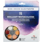 Koh-i-noor sada brilantních vodových barev 22,5 mm 72 ks – Hledejceny.cz