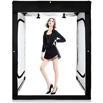Fotověci Profesionální Monstrózní Photo Box Foto Fotobox Studio Fotostudio Fotostan 8 Světel Stan 200cm – Zboží Živě