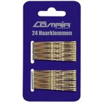 Comair Hair Clips Pretty Fashion Bobby Pins 24 ks, Zlatá, 5 cm – Sleviste.cz