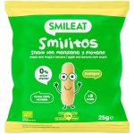SMILEAT BIO kukuřičné křupky banán a jablko 25 g – Zboží Dáma