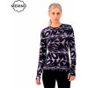 Dámské sportovní tričko Mons Royale Wms Cascade Merino Flex 200 LS signal lost lupin