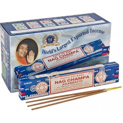 Nag Champa Vonné tyčinky 15 ks – Zbozi.Blesk.cz