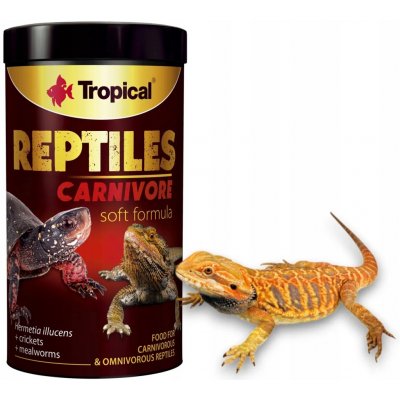 Tropical Reptiles Soft Carnivore 1000 ml, 260 g – Zboží Mobilmania