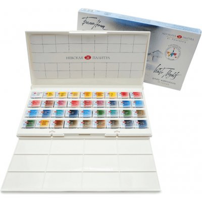 Saint Peterburg Akvarelové barvy White Nights 36 barev, plast – Hledejceny.cz
