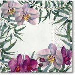 Ubrousky na dekupáž Elegant Orchid – Zboží Dáma