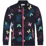 DÍVČÍ MIKINA NA ZIP MOTÝLI NOVINKA Tmavě modrá – Zboží Dáma