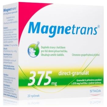 Stada Pharma CZ Magnetrans 375 mg 20 tyčinek granulátu