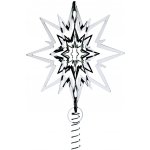 Georg Jensen Vánoční ozdoba špice na stromeček Star Palladium Medium, zlatá barva, stříbrná barva, kov – Hledejceny.cz
