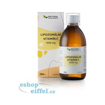 Natural Medicaments Lipozomální vitamín C tekutý 1000 mg 250 ml
