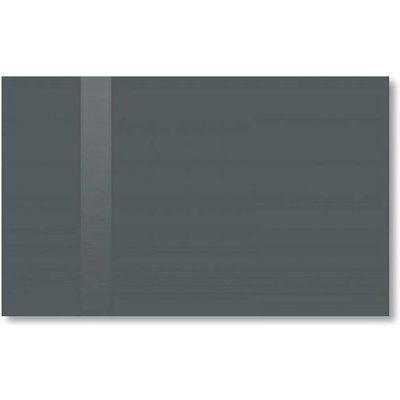SOLLAU Skleněná magnetická tabule šedá antracitová 40 × 60 cm