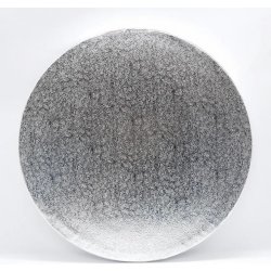 Cake Star Podložka pod dort PEVNÁ stříbrná vzor Grape kruh 20 cm 8