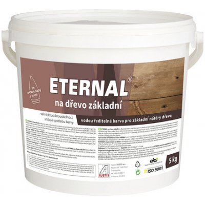 Eternal na dřevo základní 3,846 l bílá – Zboží Mobilmania