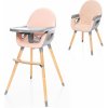 Jídelní židlička Zopa Dolce 2 Blush Pink / Grey
