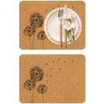 PokojovaDekorace.cz prostírání Korkové prostírání s potiskem 510 kytky 38x28cm – Sleviste.cz