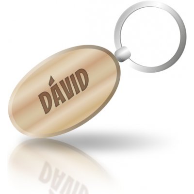 Přívěsek na klíče se jménem Dávid – Zboží Mobilmania