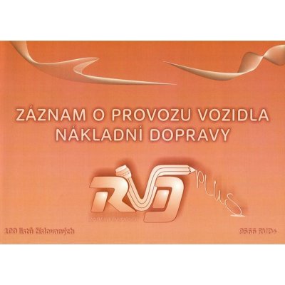 RVD 9566 Záznam o provozu vozidla nákladní dopravy - 100l – Zboží Mobilmania