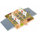 Bigjigs Rail Dřevěné autodráhy železniční přejezd s brankami – Sleviste.cz