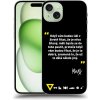 Pouzdro a kryt na mobilní telefon Apple Pouzdro Picasee ULTIMATE CASE Apple iPhone 15 Plus - Kazma - MĚLI BYSTE SE DO TOHO PUSTIT