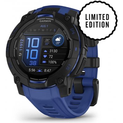 Garmin Instinct 3 45mm AMOLED Black/Black band 010-02936-00 – Zboží Živě