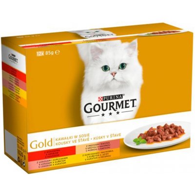 Gourmet Gold kousky ve šťávě 12 x 85 g – Zboží Mobilmania