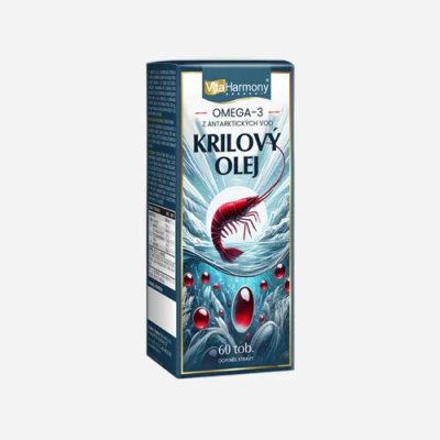 VitaHarmony Krilový olej 1200 mg (Omega 3) 6 x 60 tablet – Hledejceny.cz