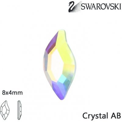 Kamínky Swarowski Leaf AB 6 x 4,5 mm 8 ks – Hledejceny.cz