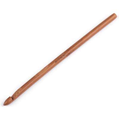Stoklasa Bambusový háček na háčkování vel. 6; 7; 8; 10 Balení: 1 ks, Varianta: 1 (6 mm) bambus tmavý 1 (6 mm) bambus tmavý – Zbozi.Blesk.cz