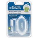 Dr.Browns Prstový masážní zubní kartáček + pouzdro 1 ks