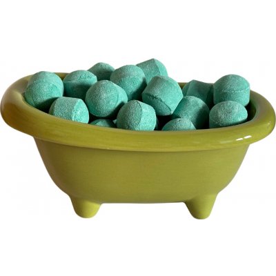 Keramická vanička s bombami do koupele 20ks Varianta: Zelená vana - Slavnostní ráno – Hledejceny.cz