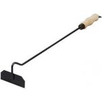 Strend Pro Vyhrabávač krbový černěný dřevěná rukověť – Zboží Dáma