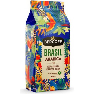 BERCOFF Brasil Arabica zrnková 0,4 kg – Hledejceny.cz