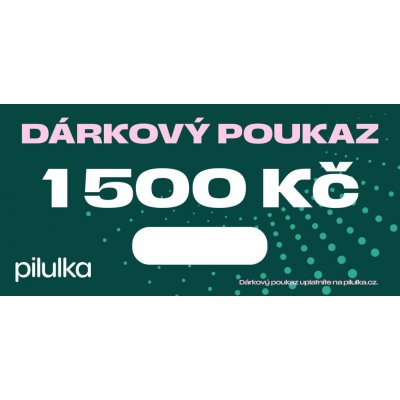PILULKA Elektronický dárkový poukaz na 1500 Kč – Hledejceny.cz