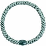 KKNEKKI Gumička do vlasů Kknekki Slim Faded Green, zelená barva, textil – Zboží Dáma