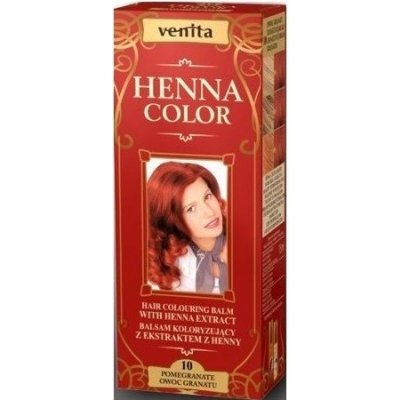 Venita Henna Color přírodní barva na vlasy 10 granátově červená 75 ml – Zboží Dáma