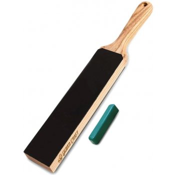 BeaverCraft obtahovací kůže Small Dual-Sided Leather Paddle Strop