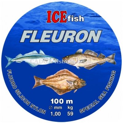 ICE Fish Fluorocarbonový vlasec 100 m 1,2 mm
