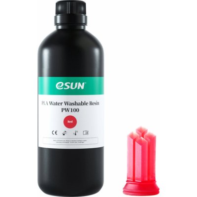 eSUN PW100 PLA Water Washable Resin Red 1.000 g – Zboží Živě